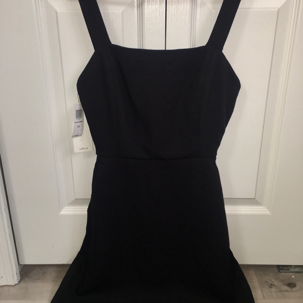 Aritzia mini black dress